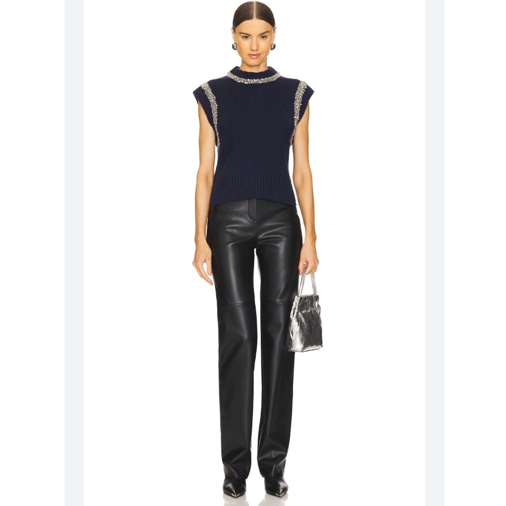SIMKHAI Joanae Embellished Knit Sleeveless Pullover - Picture 15 of 17